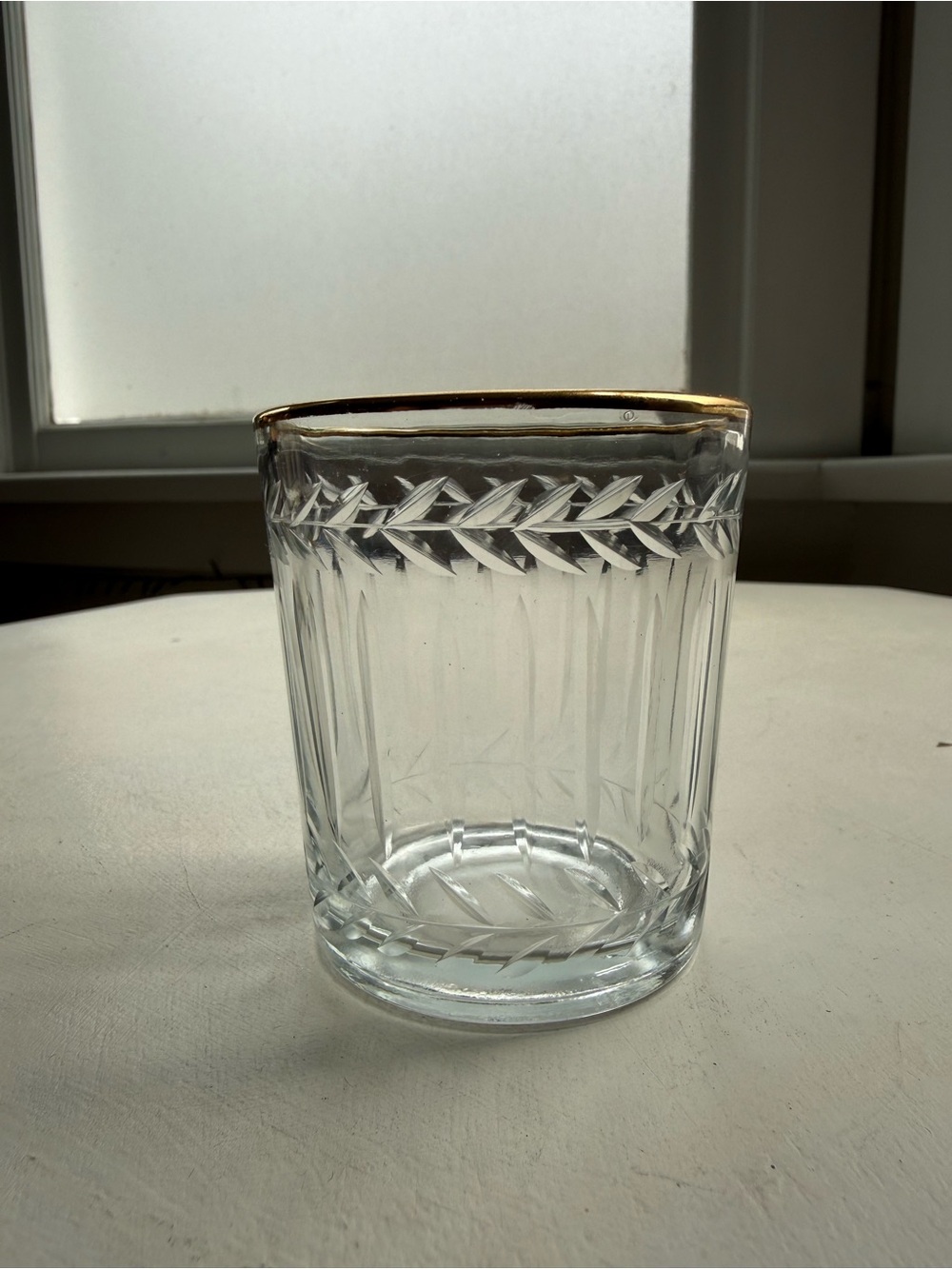 Etched votive holder